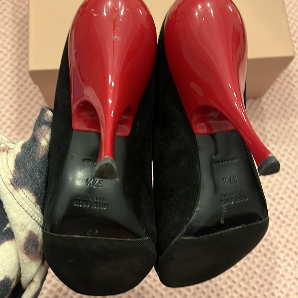 Miu Miu Black And Red Heel - image 5